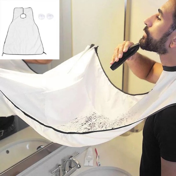 Waterproof Cloth Apron Men Hair Shaving Apron - Picture 2 of 3
